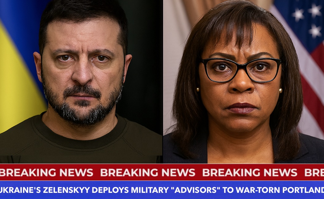 Volodymyr Zelenskyy and Janelle Bynum