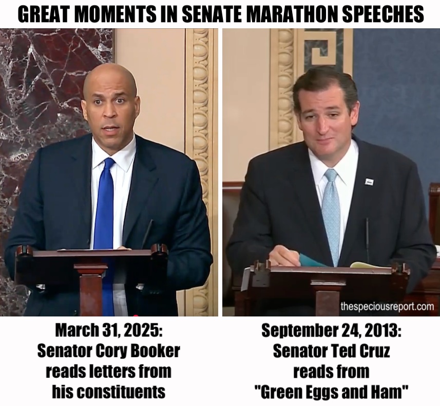 Cory Booker Ted Cruz