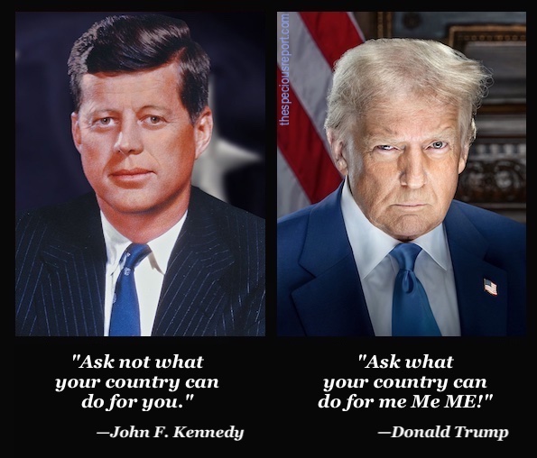 Kennedy Trump Ask Not Meme