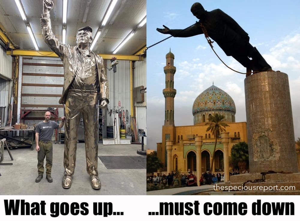 Trump and Saddam Meme